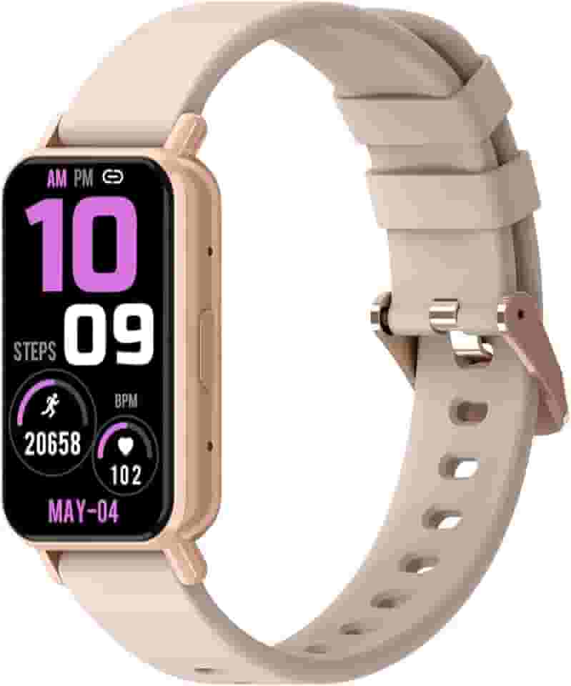 PEJE Band 1,1.45" TFT Tela, Smartwatchs,IP68 à Prova d‘Água,Relogio Smartwatch Feminino,100+ Modos Esportivos, Notificações Inteligentes, Assistente de Voz, Compatível com iOS/Android(Rosa)