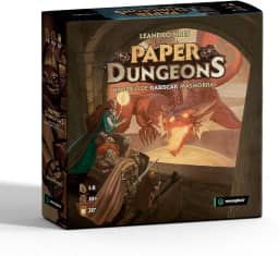 MeepleBR, Paper Dungeons, Jogo de tabuleiro Expert, 1 a 8 jogadores