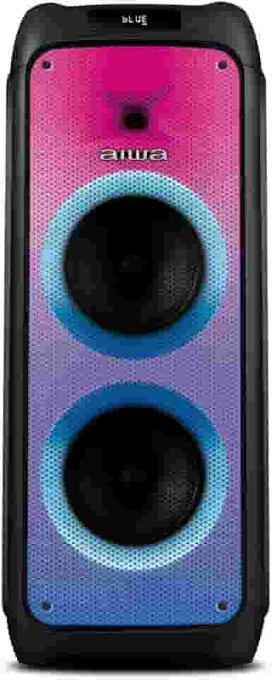 Caixa de Som PartyBox AIWA PB-06 Bluetooth 20H RGB USB TWS Preto