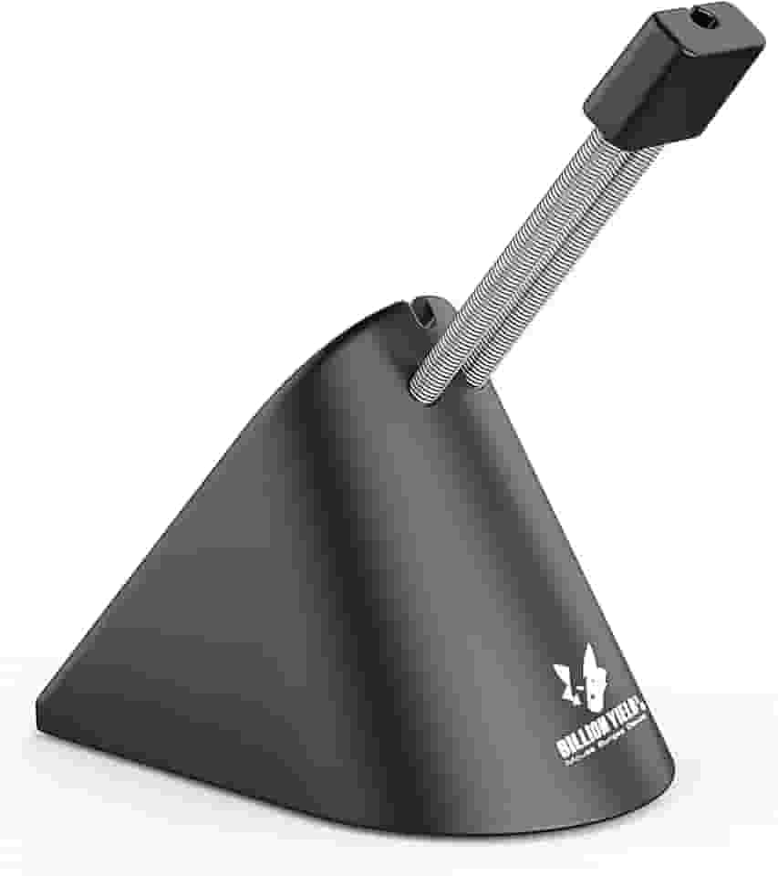 Sisyphy Elástico para mouse para jogos, suporte para cabo de mouse e dispositivo de gerenciamento de cabo (preto, 360g)