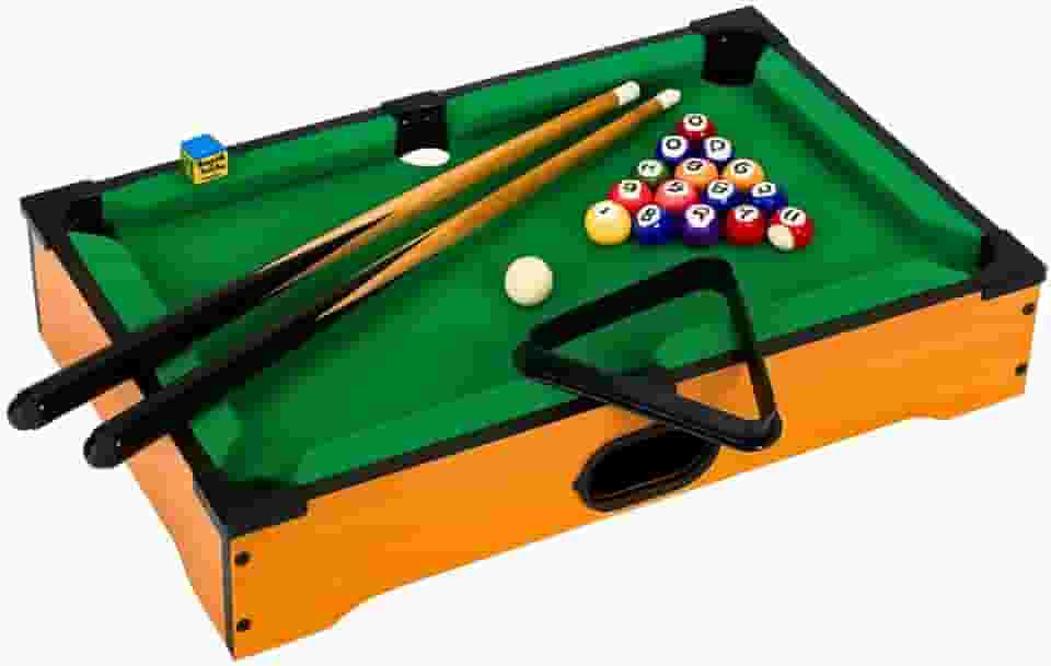Mini Mesa Bilhar Sinuca Snooker Criança Infantil Brinquedo