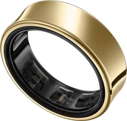 Samsung Galaxy Ring Tamanho 12, Monitor de treino, rastreador de sono, bateria de até 7 dias, Material em titânio - Titânio Dourado
