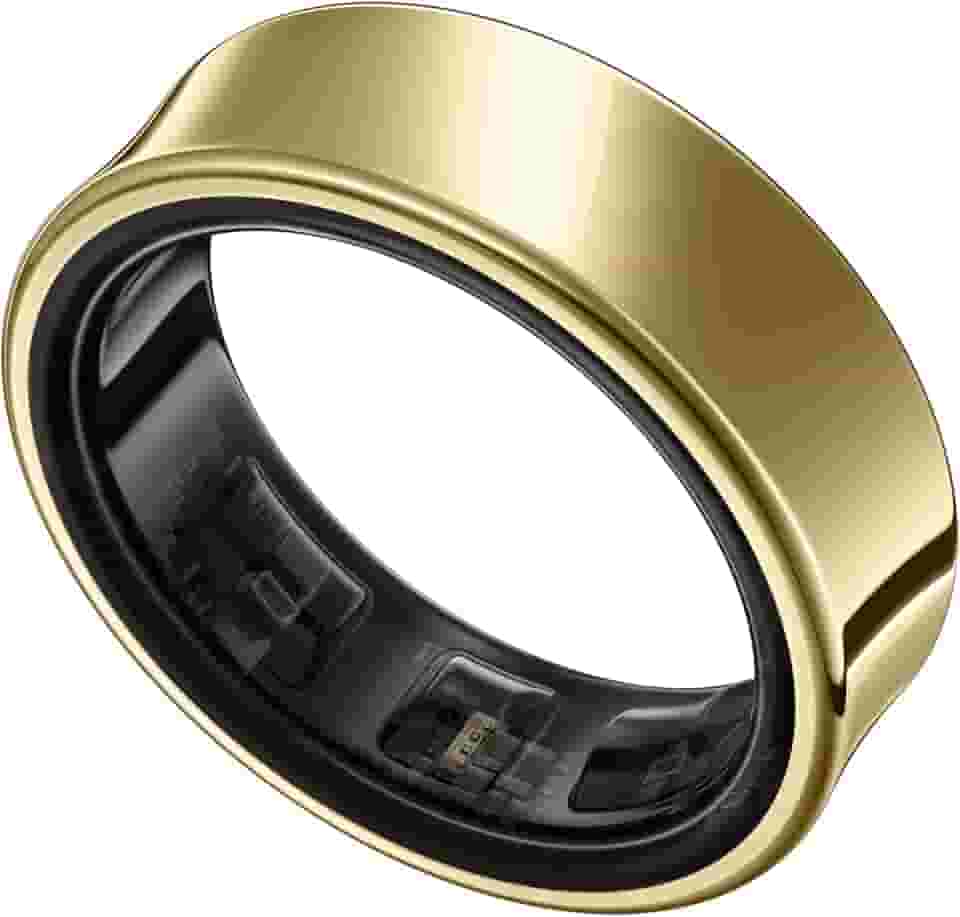 Samsung Galaxy Ring Tamanho 12, Monitor de treino, rastreador de sono, bateria de até 7 dias, Material em titânio - Titânio Dourado