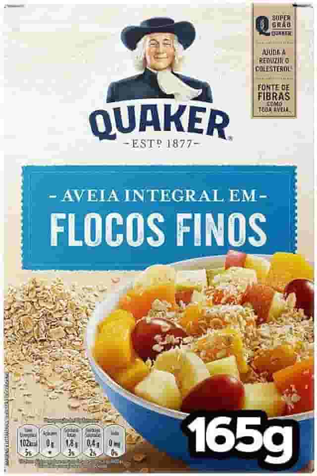 Aveia Em Flocos Finos Quaker Caixa 165G