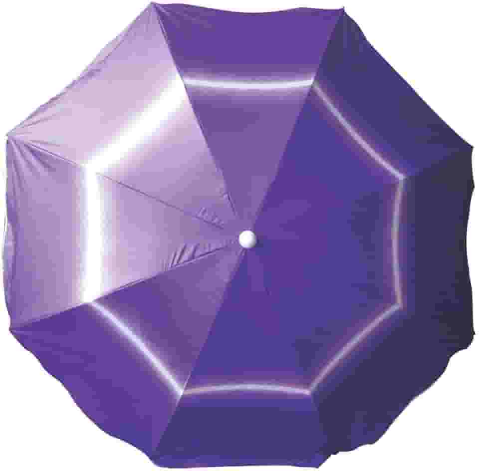 Guarda-Sol Gigante para Praia, Estrutura Firme e Resistente, Tecido em Poliéster com Bolsa de Transporte, Proteção UV