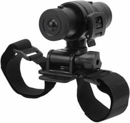 Luqeeg Câmera de capacete de motocicleta – 120° Wide Angle Full 1080p gravador de vídeo de carro, capacete de bicicleta, câmera esportiva, gravador de equitação com lembrete para áreas selvagens ao ar