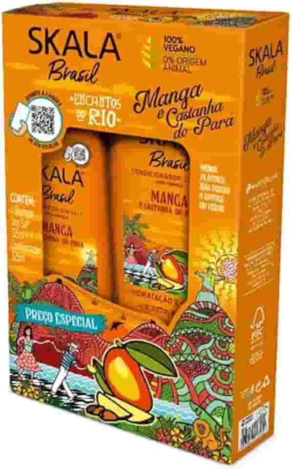 SKALA Kit Shampoo + Condicionador Manga E Castanha Do Pará 700 Ml 2 Unidades Skala