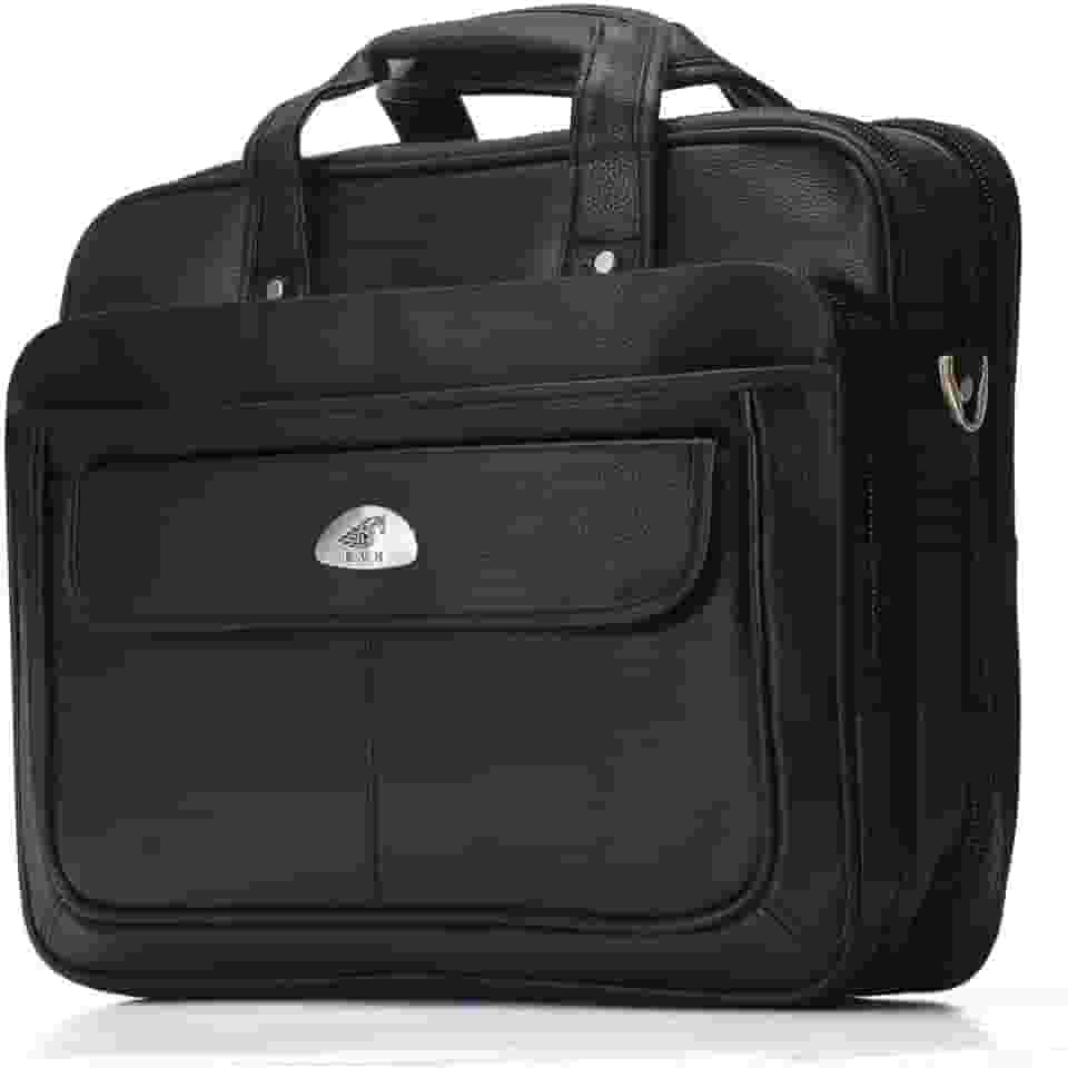 KVN Maleta Executiva Impermeável para Advogado, Médico e Professor com 6 Compartimentos e Alça de Ombro Ajustável