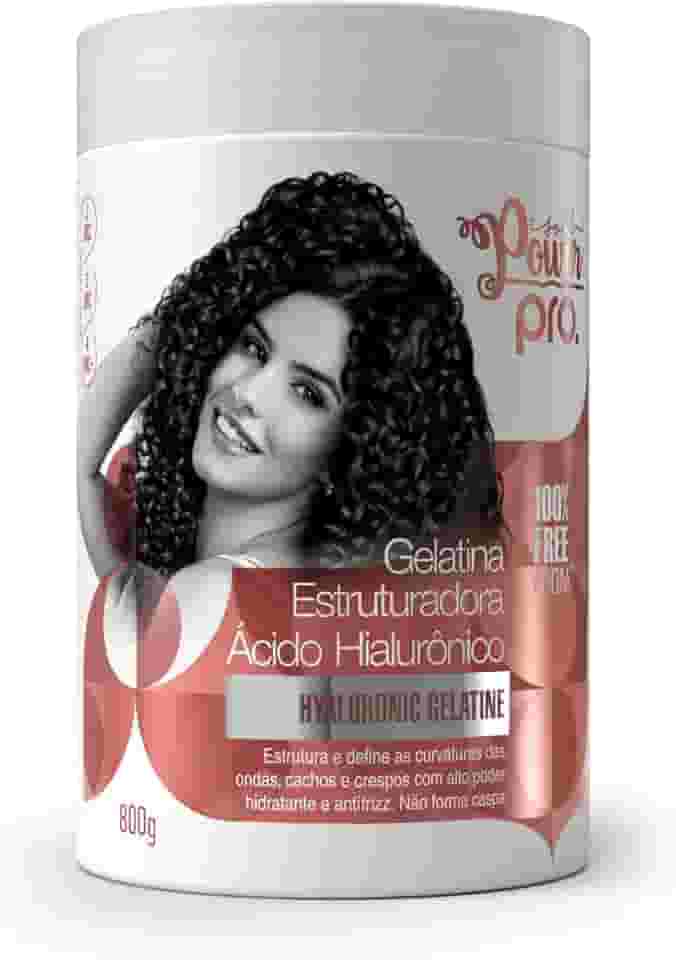 Gelatina Estruturadora Ácido Hialurônico Soul Power PRO - Estrutura e Define as Curvaturas - 800g