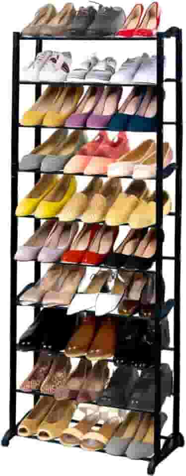 Sapateira Organizadora Multiuso Vertical 10 Andares Prateleira Tênis Sapatos