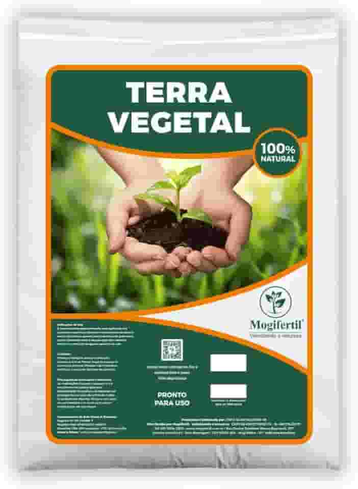 Terra Vegetal 5Kg Adubada Mogifertil Horta - Plantas - Jardim - Vasos - Suculenta