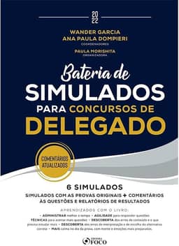 Bateria de Simulados para Concursos de Delegado - 1ª ED - 2022