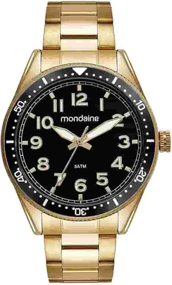 Relogio Mondaine Masculino Ref: 32548gpmvde2 Casual Dourado