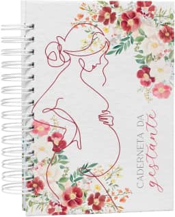 Planner da Gestante – Completo para Registro da Gravidez, Capa Dura Holográfica, 220 páginas, Papel 90g, Tam. A5 (15x21cm)