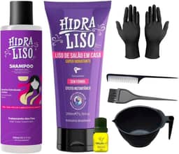 Escova Progressiva Alisante Para Cabelo Hidraliso + Shampoo