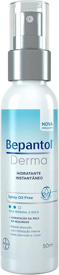 Bepantol Derma Hidratante Corporal e Hidratante Facial, Spray 50ml