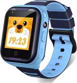 Relógio SmartWatch Infantil Com Chamadas de Video 4G + Wi-fi GPS e Chip SimCard da Lefal Cold A36 na Cor (AZUL)