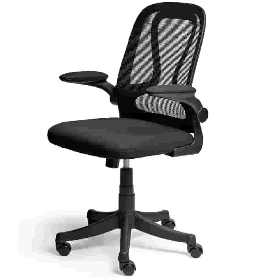 Cadeira De Escritório Diretor Preta Giratória Com Tela Mesh prime.office P210 HERA