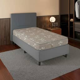 Colchão Espuma D33 Solteiro Quarto Cama 188X88X12- BT (Bege)