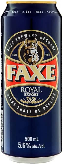 Cerveja Faxe, Royal, Lata, 500ml 1un