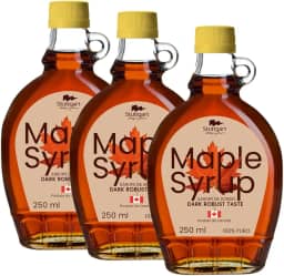 Maple Syrup Escuro 100% Puro Stuttgart - 3 garrafas (3 x 250ml)