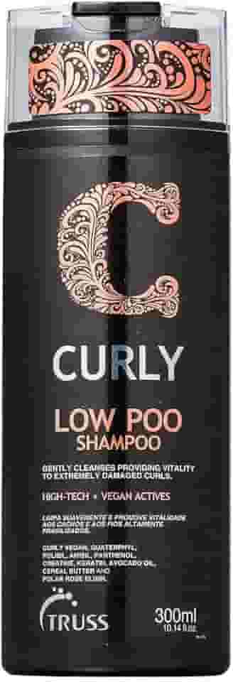 Truss Shampoo Low Poo Curly | Limpeza Suave, Hidratação e Definição para Cabelos Cacheados e Ondulados | 300ml