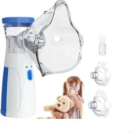 Inalador Ultrassônico Portátil – Nebulizador Silencioso e Recarregável para Crianças e Adultos, Alívio Rápido