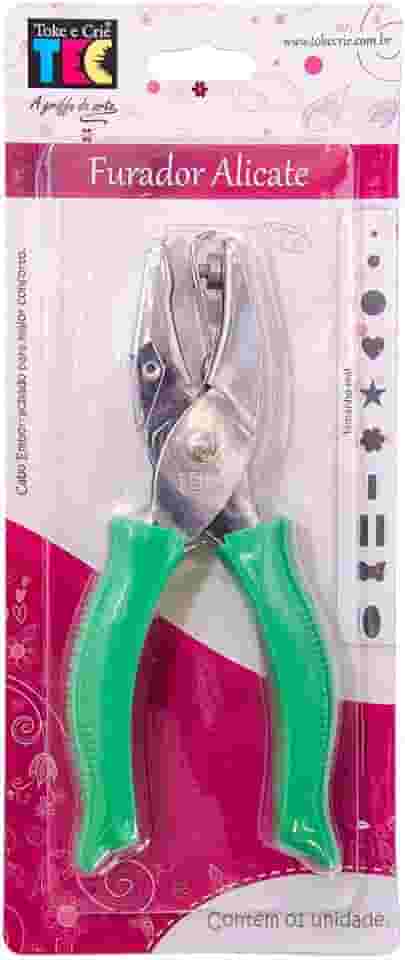 Furador Alicate Circulo 3 mm Toke e Crie, Multicoloridos