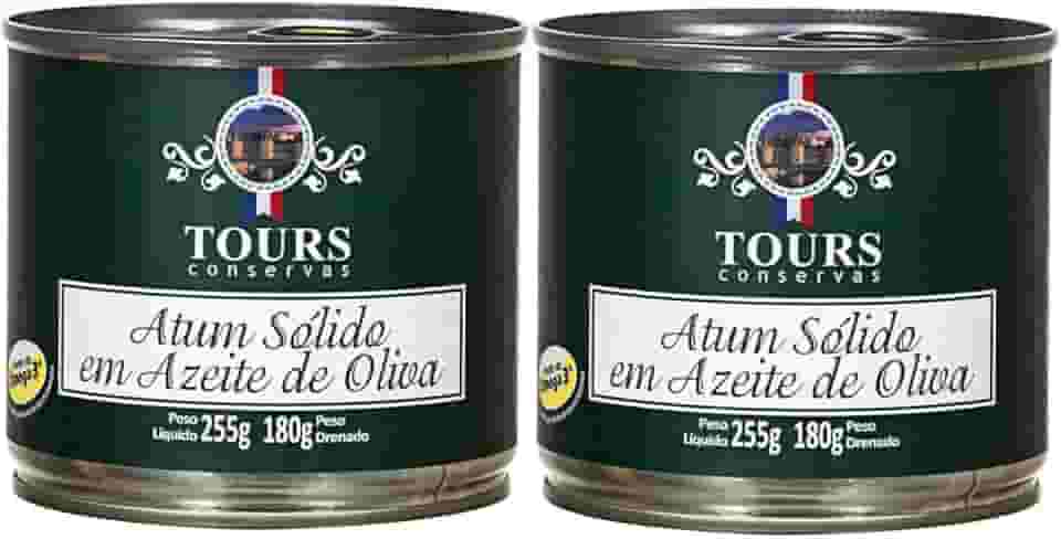 Kit 2X: Atum Sólido em Azeite de Oliva Tours 255g
