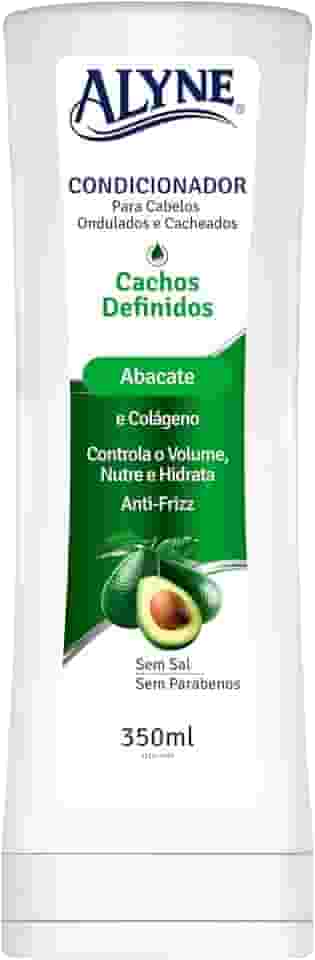 Alyne, Condicionador para cabelos, Cachos Definidos, 350 ml, Verde