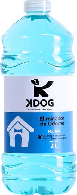 Eliminador de Odores Para Cães e Gatos, Marine, KDog, 2 Litros, Azul
