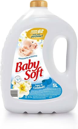 Amaciante Toque Cuidado, Baby Soft, Branco, 5 L