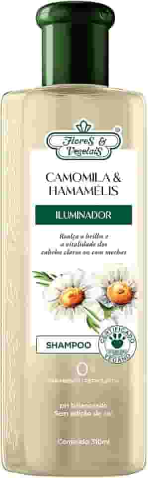 Flores e Vegetais Shampoo Camomila Hamamelis Ilum 310Ml E Vegetais