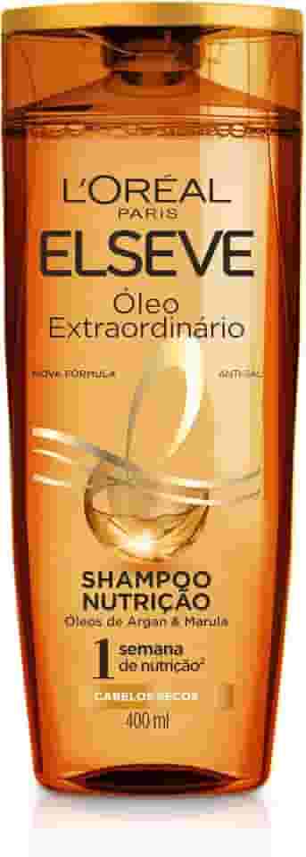 Shampoo L'Oréal Paris Elseve Óleo Extraodinário, 400ml