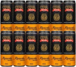Pack 12 unidades Cerveja Puro Malte Merecida Extra teor 5% 350ml Opa Bier
