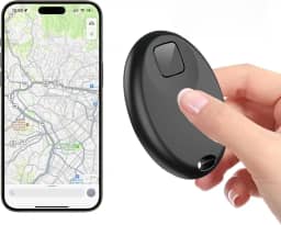 Mini Rastreador Gps Inteligente Global Bluetooth Mala Pet Carro Moto Alcance Compatível com iPhone 230 mAH (PRETO)