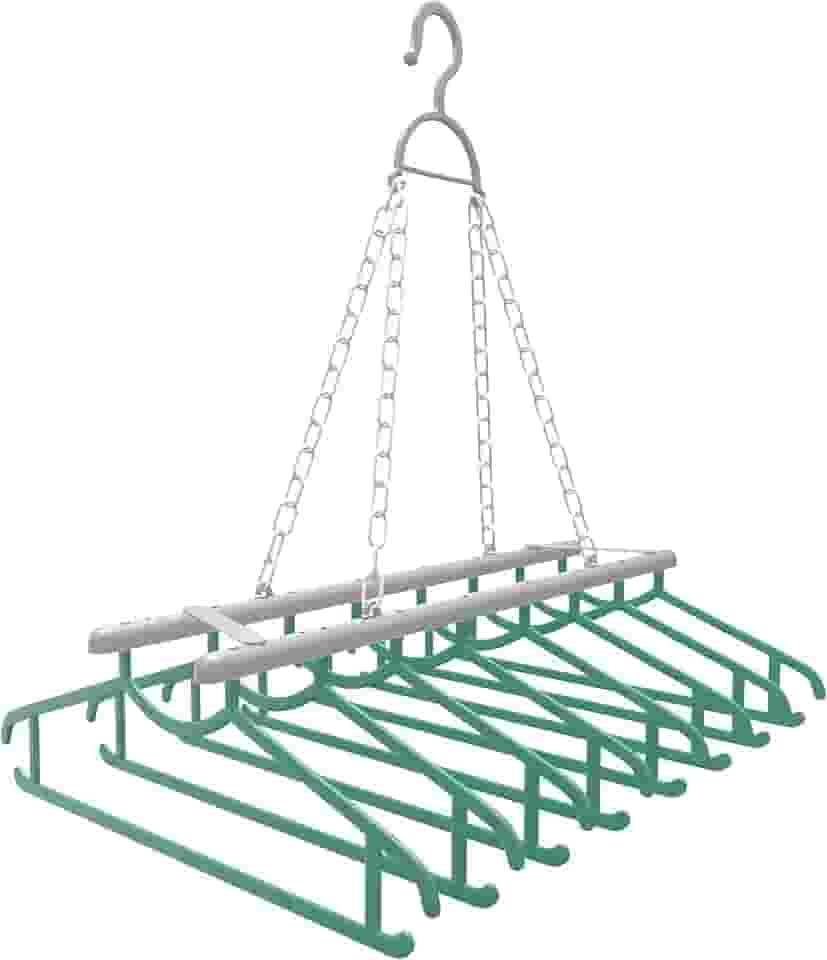 Mini Varal para 8 Camisas, Multicor, LAV3819, Flash Limp