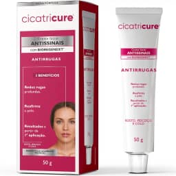 Cicatricure Creme Facial Antirrugas Antissinais com BIOREGENEXT, Reduz Rugas Profundas, Reafirma a Pele, Hidratante para Área dos Olhos, Resultados desde 1ª Aplicação, Combate Olheiras 60g