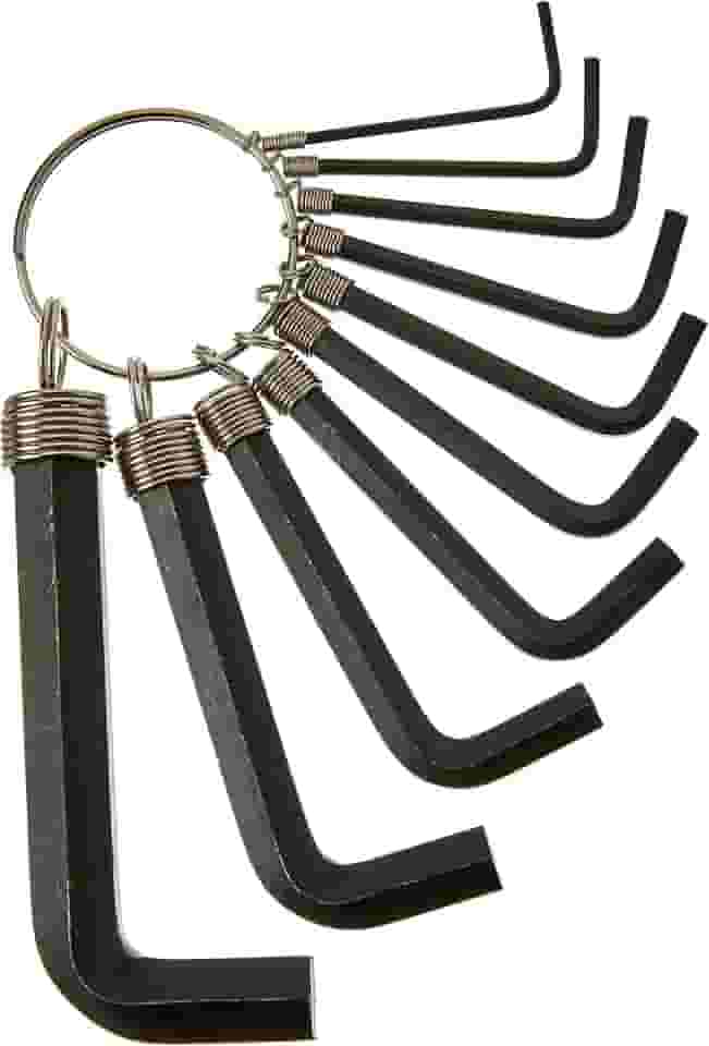 Sparta Jogo De Chave Allen Curta 1 5-10 Mm Crv 10 Pçs Oxidado Preto Com Argola//Sparta