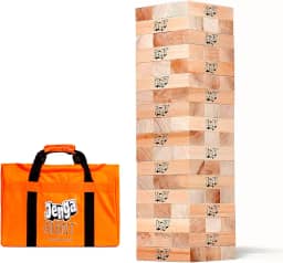 Jenga GIANT - Hardwood Blocks - Stacks to Over 5 feet - Officially Licensed - JS7