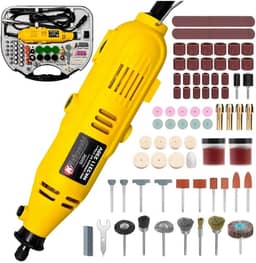 Micro Retífica Profissional 500W com 210 Peças – Corte, Lixamento e Polimento (110 Volts)