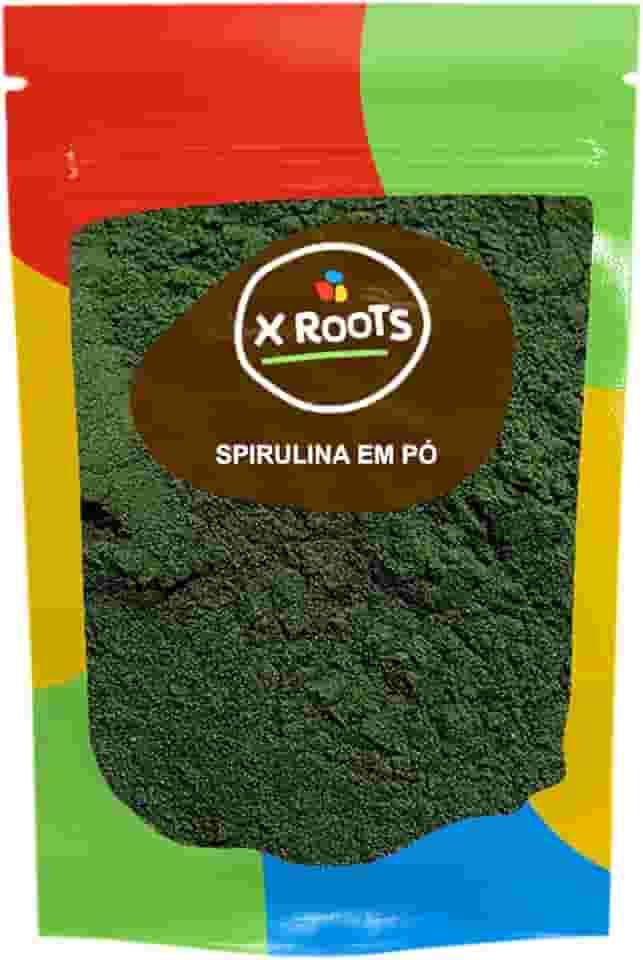 Spirulina Espirulina em Pó 100% Pura 500gr - X Roots
