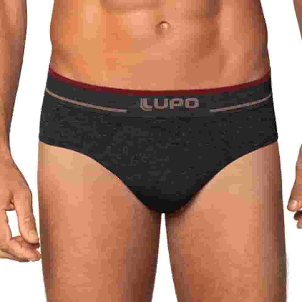 Cueca Slip Seamless Sem Costura Masculino Fio Texturizado Adulto