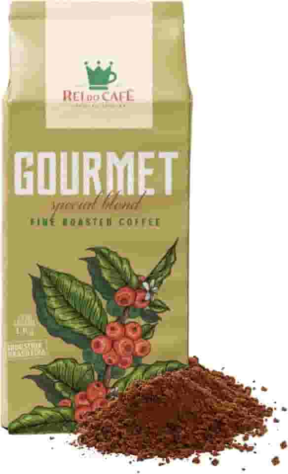 Café Moido Gourmet Torrado 1 Kg REI DO CAFE 100% Arábica Alta Mogiana Cafeteria Tradicional de Santos