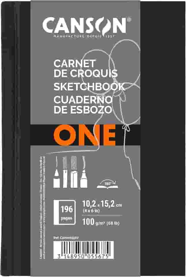 Sketchbook A6 100g/m², Canson, ArTBook One, 98 Folhas