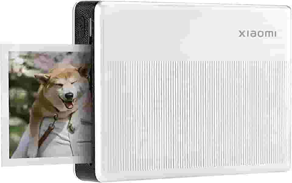 Xiaomi Impressora fotográfica portátil 1S, Bluetooth 5.2 sem fio, tamanho de impressão de 50 x 76 mm, cinza