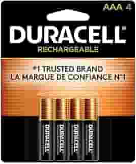 Duracell Pilha Recarregável AAA Pequena Com 4 Unidades