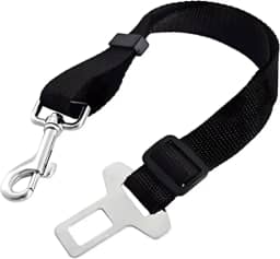 Cinto de Segurança para Animais de Estimação, Coleira e Colete com Fivela Ajustável, Resistente para Cães e Gatos