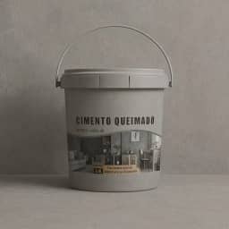 Revestimento Cimento Queimado Piso E Parede Pronto Pra Uso 5Kg