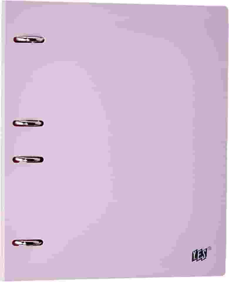 Fichário Argolado Colegial B5, YES, RC4EBCLL, Tons Pastel, Lilás